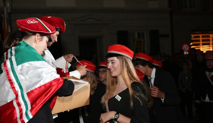 Am Samstagabend fand zudem die Kandidatenaufnahme in den Schweizerischen Studentenverein statt. (Foto Ana Birchler-Cruz)