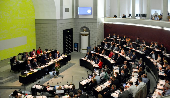 Das Luzerner Parlament tagt während dreier Tage im Kantonsratssaal. (Foto ZVG)