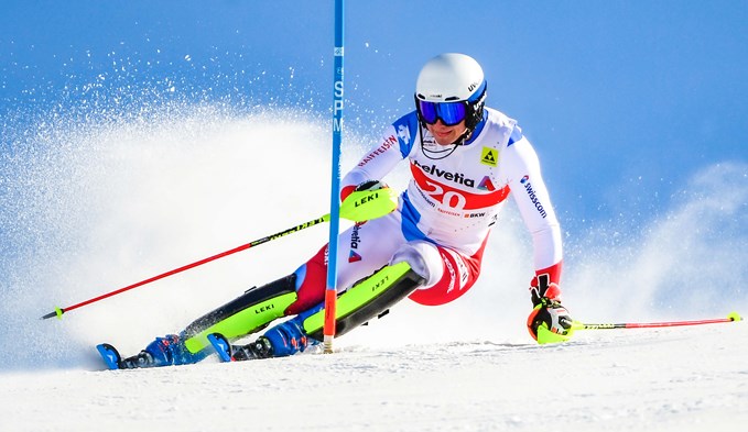 Joel Lütolf ist Europacupfahrer im Ski Alpin. (Foto zVg)