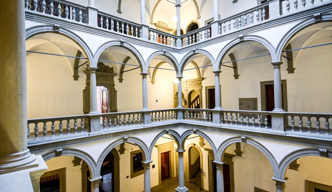 Der Lichthof im Ritterschen Palast im Zentrum des Luzerner Regierungsgebäudes. (Foto zVg)
