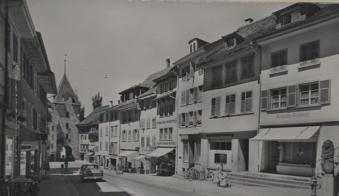 Die Surseer Unterstadt im Jahr 1940. (Foto Stadtarchiv Sursee)
