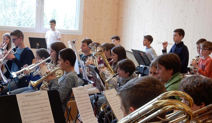 Rund 50 Jugendliche verbrachten eine musikalische Lagerwoche in Sörenberg. (Foto zVg)