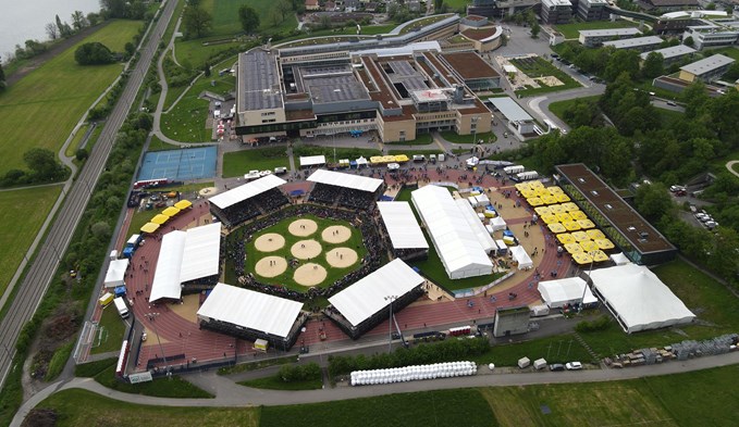 Die Arena in Nottwil fasste rund 7800 Personen. (Foto ZVG)