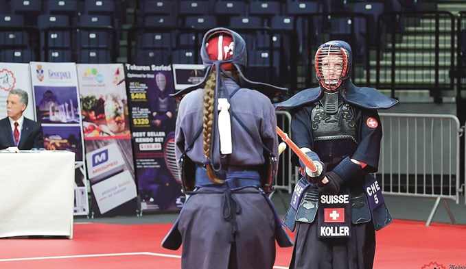 Die 45-jährige Selina Koller ist eine der erfahrensten Kendokämpferinnen im Schweizer Nationalkader. (Foto Makoto Kendo Club)