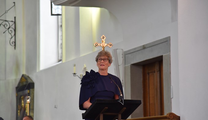 Prof. Dame Sarah Springman referierte über Grenzerfahrungen. (Foto Céline Estermann-Erni)