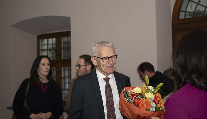 Mitte-Nationalrat Leo Müller aus Ruswil schaffte die Wiederwahl ebenfalls spielend. (Foto Staatskanzlei Luzern)