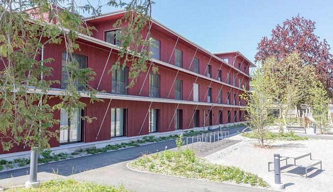 Projekt der Leuenberger Architekten AG: «2000 Watt Siedlung» in Aarburg. (Foto Leuenberger Architekten AG)