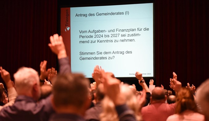 Die Vorschläge des Gemeinderats wurden mit einer deutlichen Mehrheit angenommen. (Foto Nicolas Arnold)