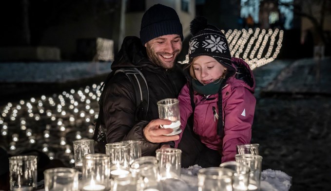 Die Solidaritätsaktion «Eine Million Sterne» kommt am 16. Dezember wieder nach Sursee und Sempach. (Foto Thomi Studhalter/zVg)
