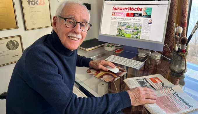 Herbert Bossardt wanderte vor 55 Jahren nach Kanada aus, liest aber stets die «Surseer Woche». (Foto zVg)