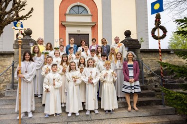 Endlich erhielten die Kinder aus der Pfarrei in Knutwil ihre Erstkommunion. (Foto Julia Habermacher)