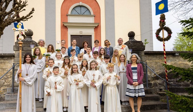 Endlich erhielten die Kinder aus der Pfarrei in Knutwil ihre Erstkommunion. (Foto Julia Habermacher)