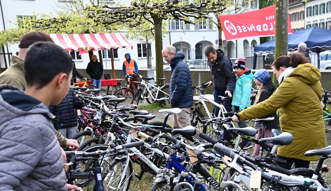 Die Velobörse bietet gut erhaltene Fahrräder zu günstigen Preisen an. (Foto Werner Mathis)
