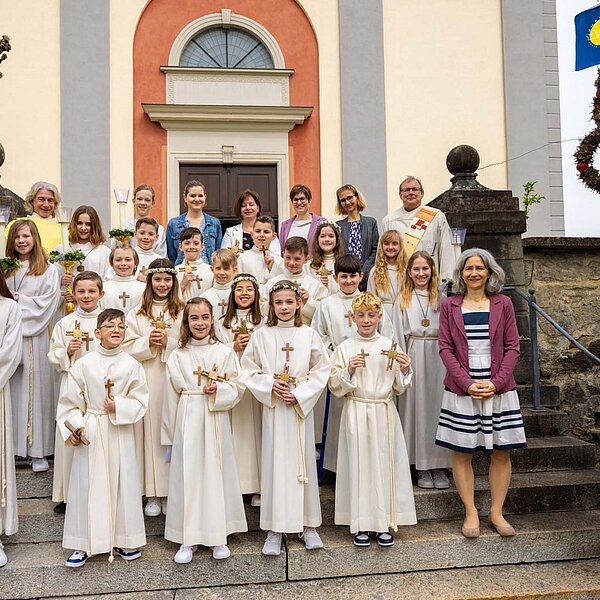 
									Endlich erhielten die Kinder aus der Pfarrei in Knutwil ihre Erstkommunion. Bild: Foto Julia Habermacher
								