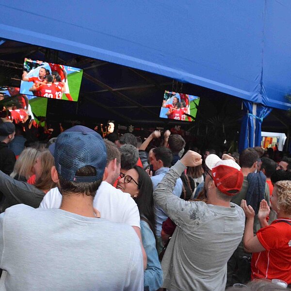 
									Public Viewing Schweiz - Brasilien: Bild 9
								