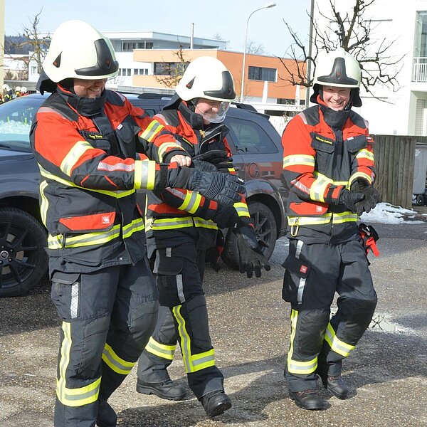 
									Einführungskurs Angehörige der Feuerwehr 2019 in Gunzwil: Bild 3
								