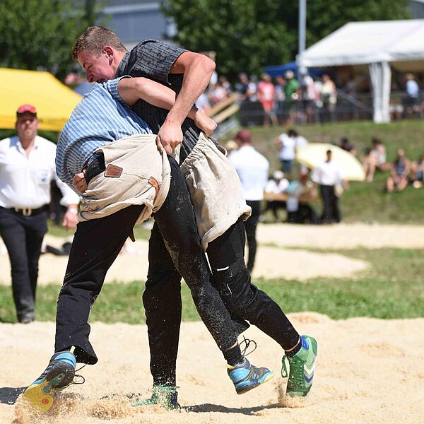 
									Jungschwingertag des Schwingklubs Surental in Triengen. Bild: Foto Thomas Stillhart
								