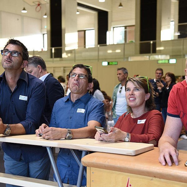 
									Das Quiz liess viele staunen. Bild: Foto Thomas Stillhart
								