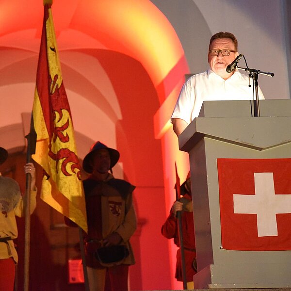 
									Nationalfeier am 1. August in Sempach. Bild: Geri Wyss
								