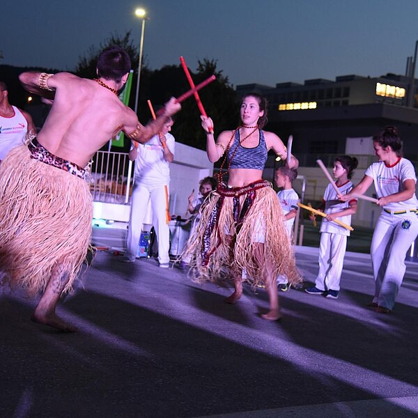 
									Brasilianischer Capoeira aus Neuenburg. Bild: Foto Thomas Stillhart
								
