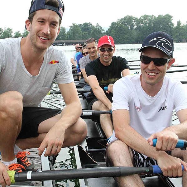 
									Rudern mit Olympiasieger Simon Schürch: Bild 1
								