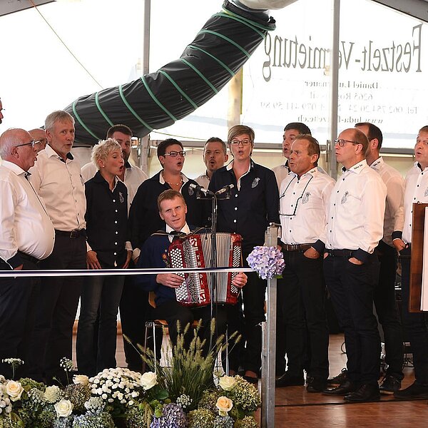 
									Am Samstag, 21. September 2019, feierte die Gemeinde Mauensee 200 Jahre. Das Räbbärgchärli Kaltbach.  Bild: Foto Thomas Stillhart
								
