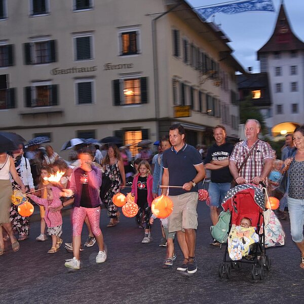 
									Nationalfeier am 1. August in Sempach. Bild: Geri Wyss
								