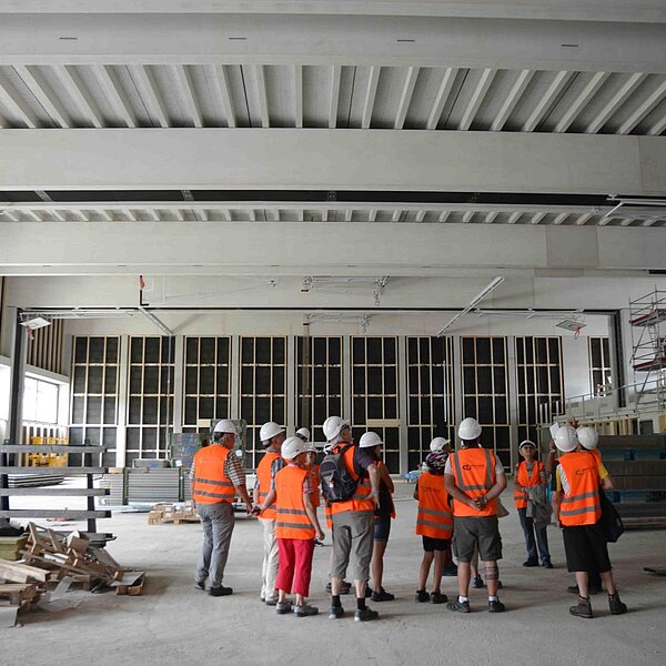 
									Baustellenführung Sportarena Campus Sursee: Bild 3
								