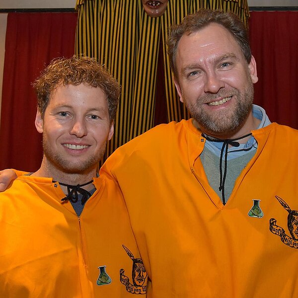 
									Simon Lipp (links) und Fabian Birrer sind die Gesellen 2020.  Bild: Foto Thomas Stillhart
								