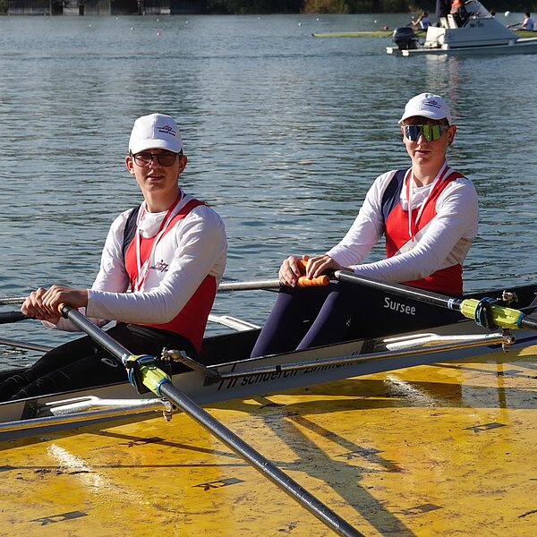 
									Fabio Bucher und Nico Eggimann vom Seeclub Sursee. Bild: Foto zVg
								